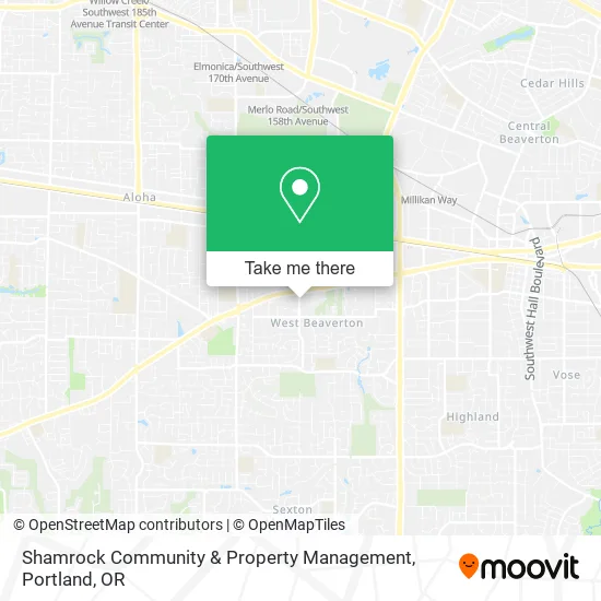 Shamrock Community & Property Management map