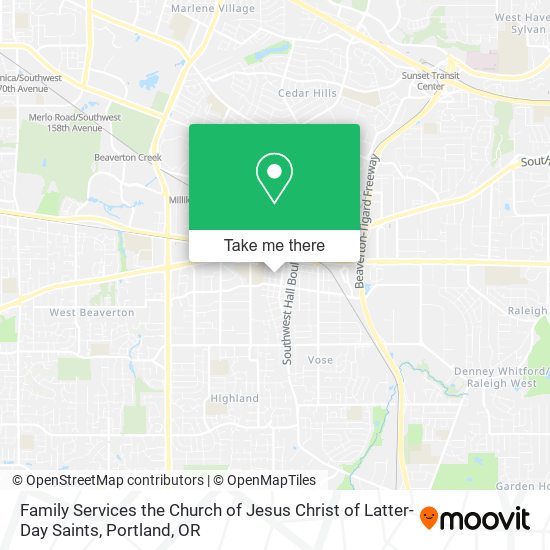 Mapa de Family Services the Church of Jesus Christ of Latter-Day Saints