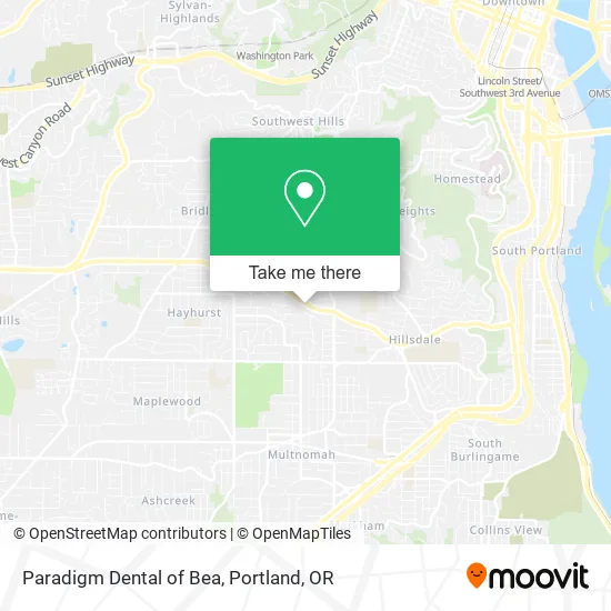 Mapa de Paradigm Dental of Bea