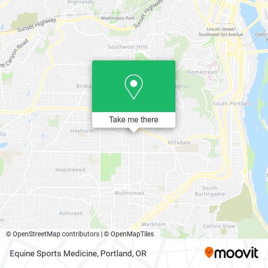 Equine Sports Medicine map