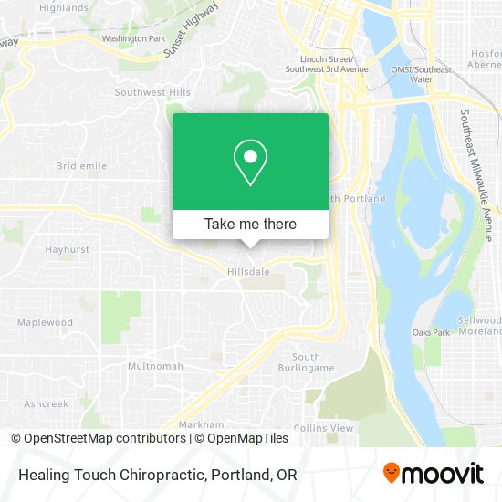 Healing Touch Chiropractic map