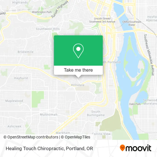 Healing Touch Chiropractic map