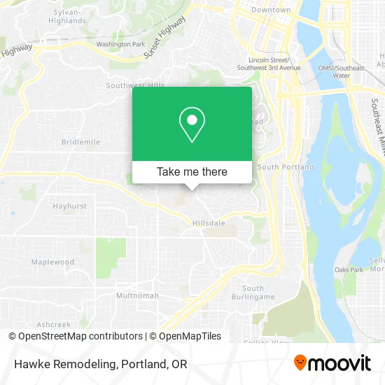 Hawke Remodeling map