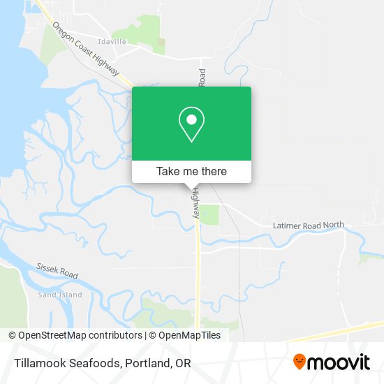 Tillamook Seafoods map