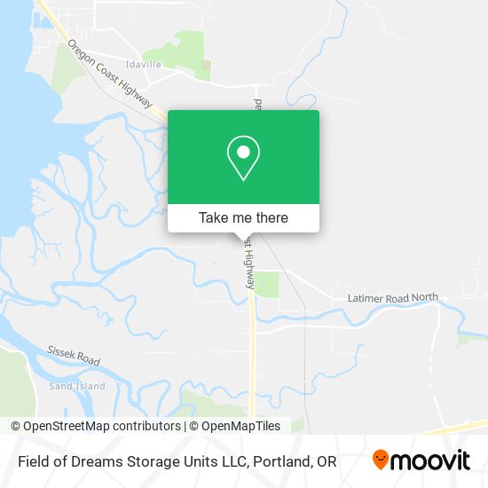 Field of Dreams Storage Units LLC map