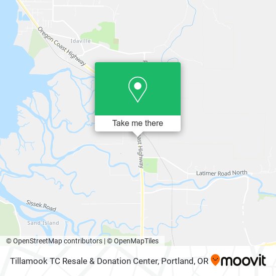 Tillamook TC Resale & Donation Center map