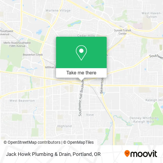 Mapa de Jack Howk Plumbing & Drain