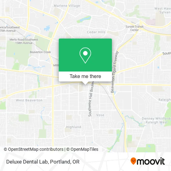 Mapa de Deluxe Dental Lab