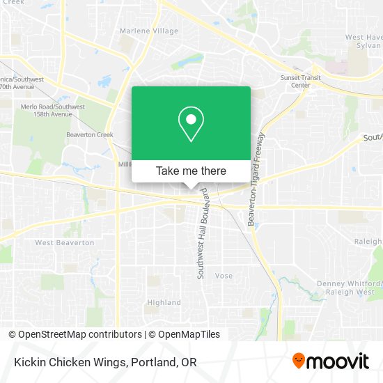 Kickin Chicken Wings map