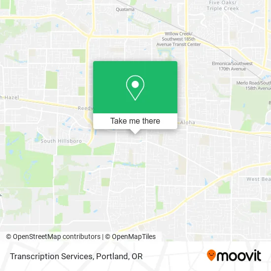 Transcription Services map