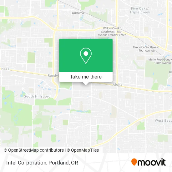 Intel Corporation map