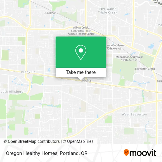 Oregon Healthy Homes map