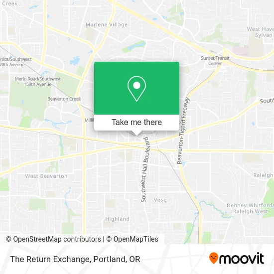 The Return Exchange map