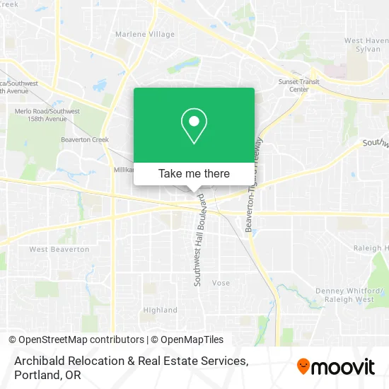 Archibald Relocation & Real Estate Services map
