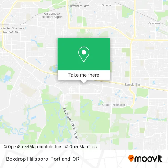 Boxdrop Hillsboro map