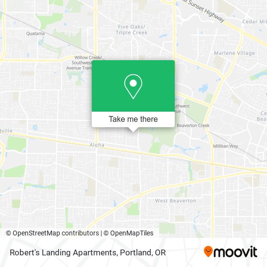 Mapa de Robert's Landing Apartments