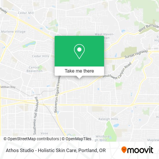 Athos Studio - Holistic Skin Care map