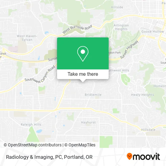 Radiology & Imaging, PC map