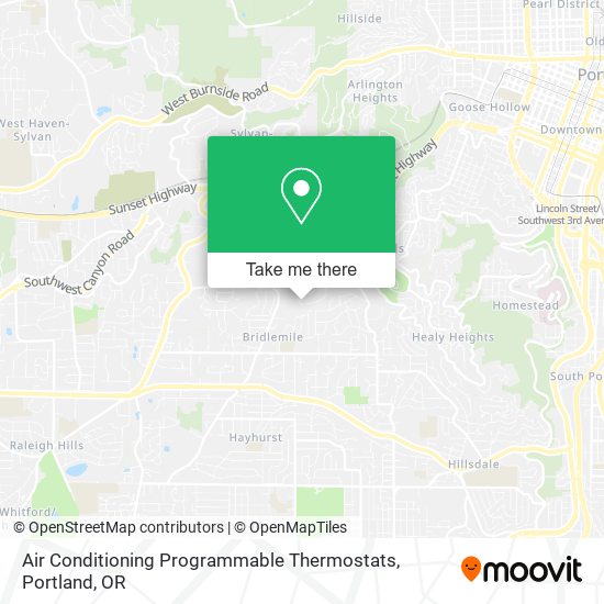 Mapa de Air Conditioning Programmable Thermostats