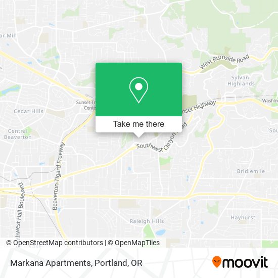 Mapa de Markana Apartments