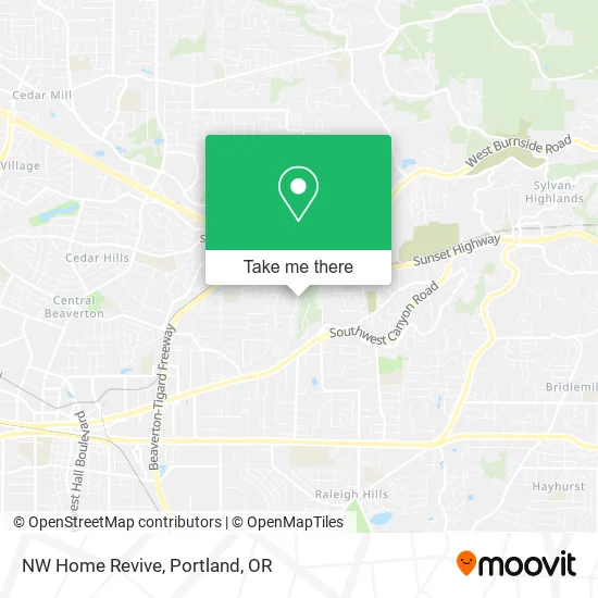 Mapa de NW Home Revive