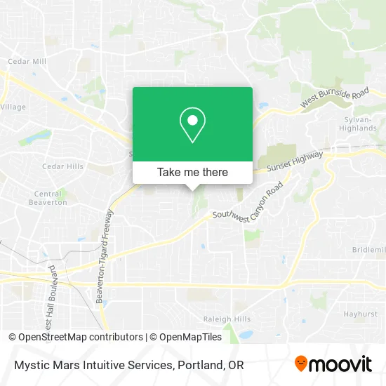 Mapa de Mystic Mars Intuitive Services