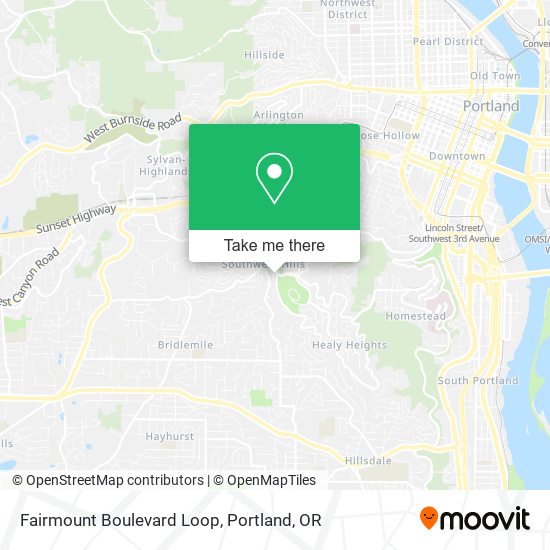 Fairmount Boulevard Loop map