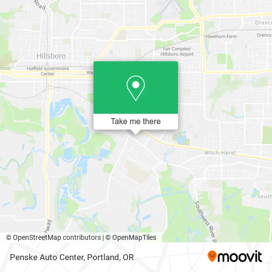 Mapa de Penske Auto Center