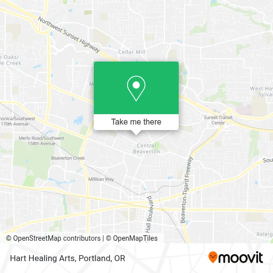 Hart Healing Arts map