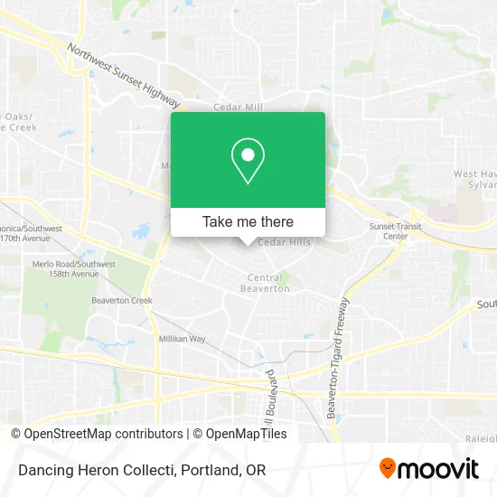 Dancing Heron Collecti map