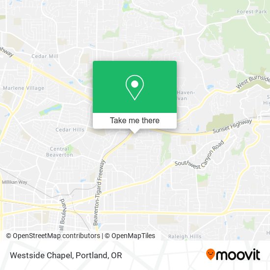 Mapa de Westside Chapel