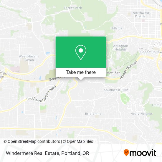 Windermere Real Estate map