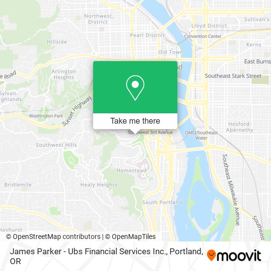 Mapa de James Parker - Ubs Financial Services Inc.