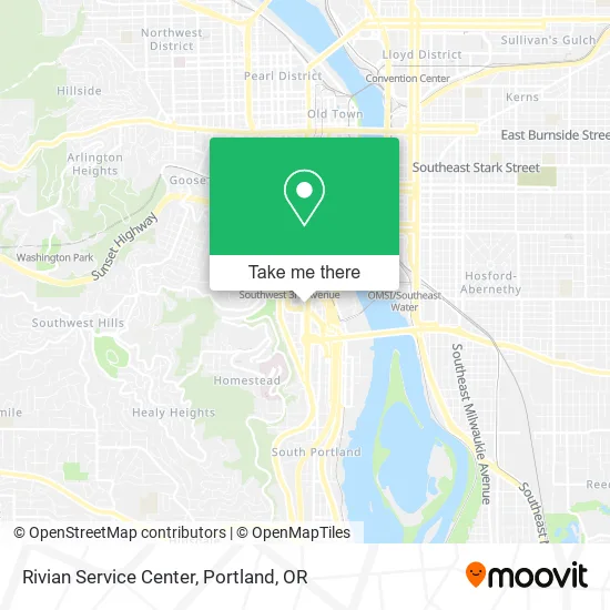 Rivian Service Center map