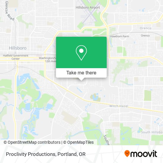 Proclivity Productions map
