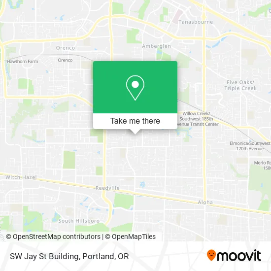 SW Jay St Building map