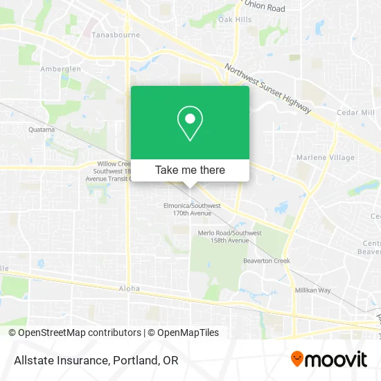 Allstate Insurance map