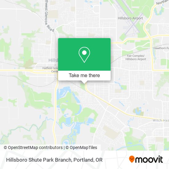 Mapa de Hillsboro Shute Park Branch