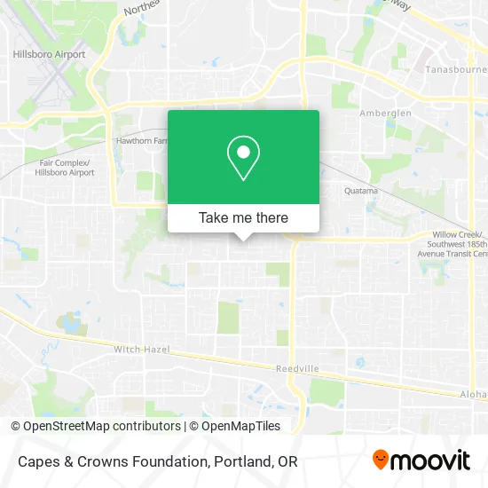 Capes & Crowns Foundation map