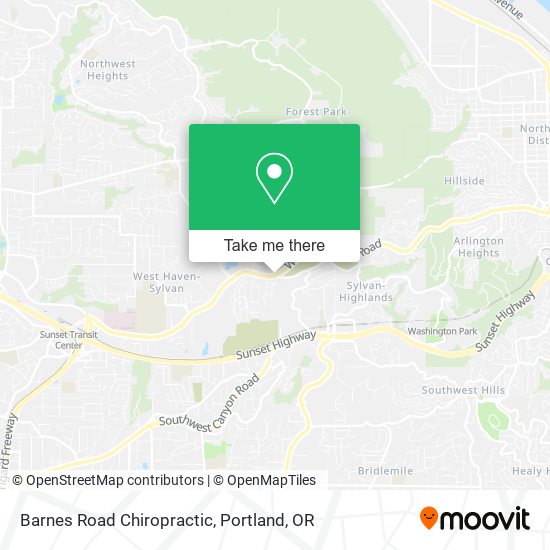 Barnes Road Chiropractic map