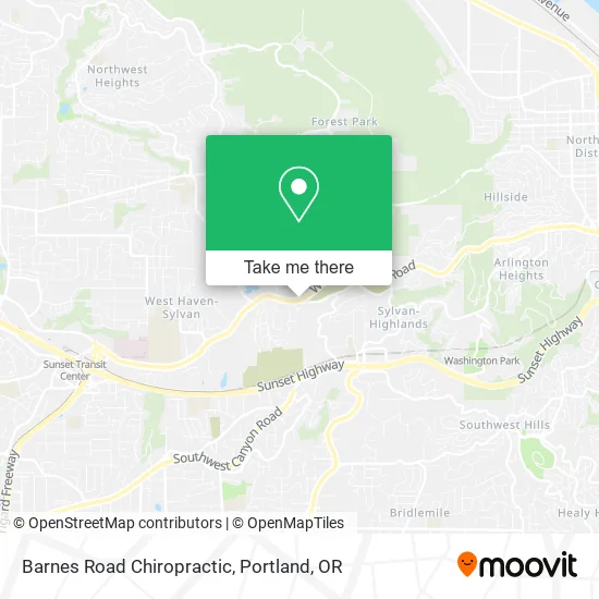 Barnes Road Chiropractic map