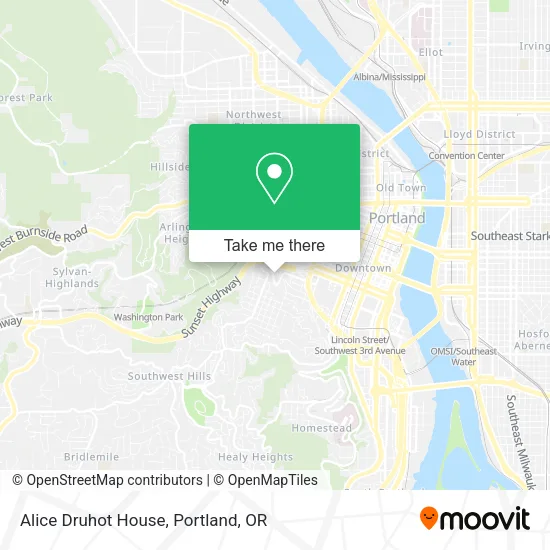 Alice Druhot House map