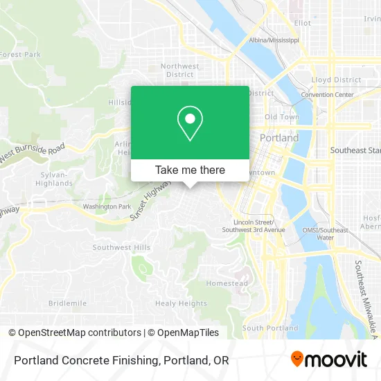 Mapa de Portland Concrete Finishing