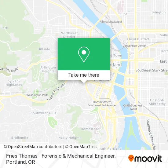 Mapa de Fries Thomas - Forensic & Mechanical Engineer