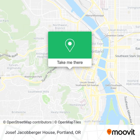 Josef Jacobberger House map