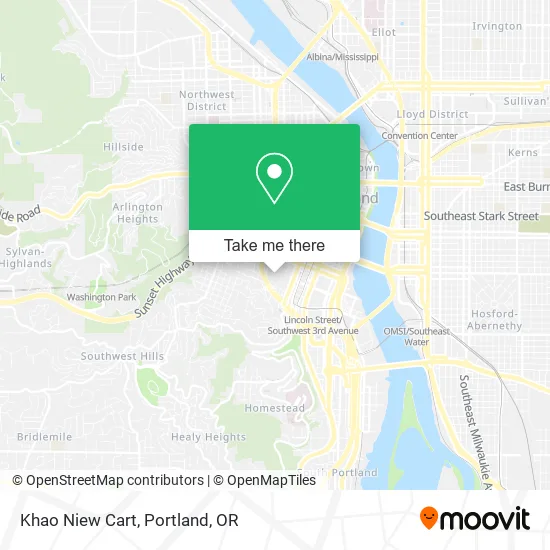 Mapa de Khao Niew Cart