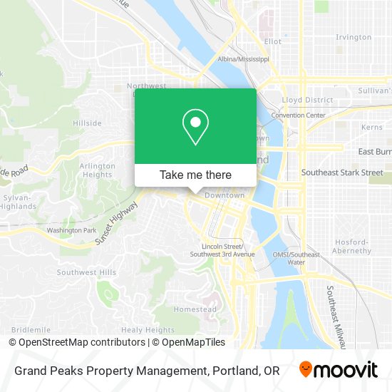 Grand Peaks Property Management map