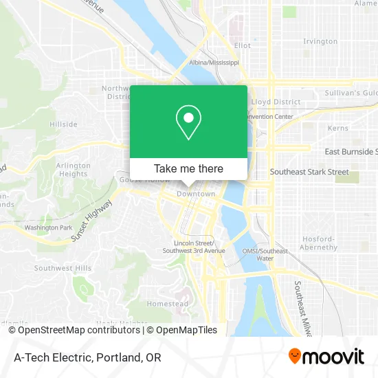 A-Tech Electric map