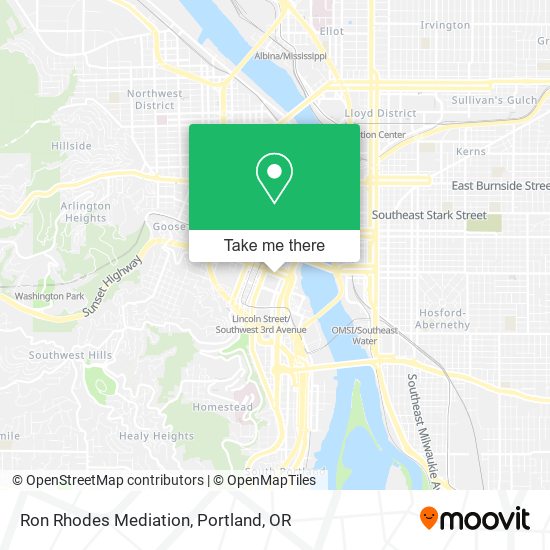 Mapa de Ron Rhodes Mediation