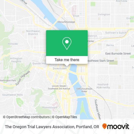 Mapa de The Oregon Trial Lawyers Association